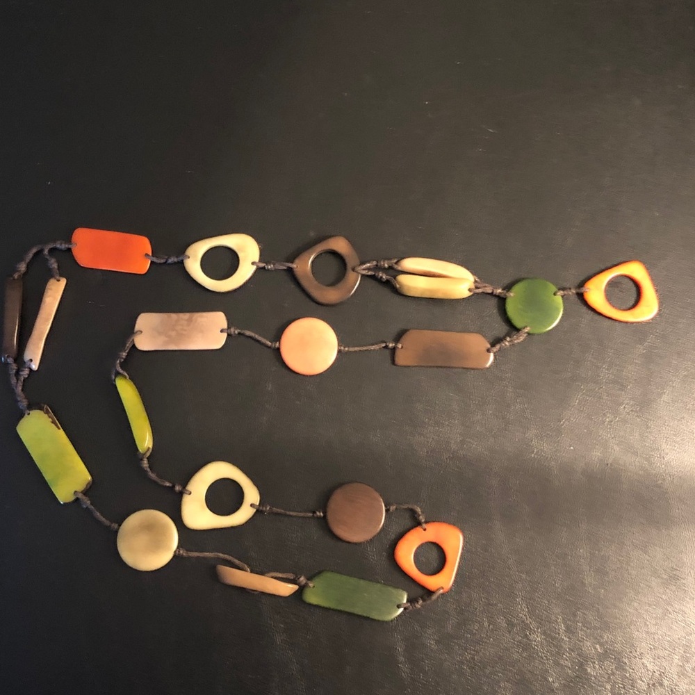MCM Colorful Abstract Necklace